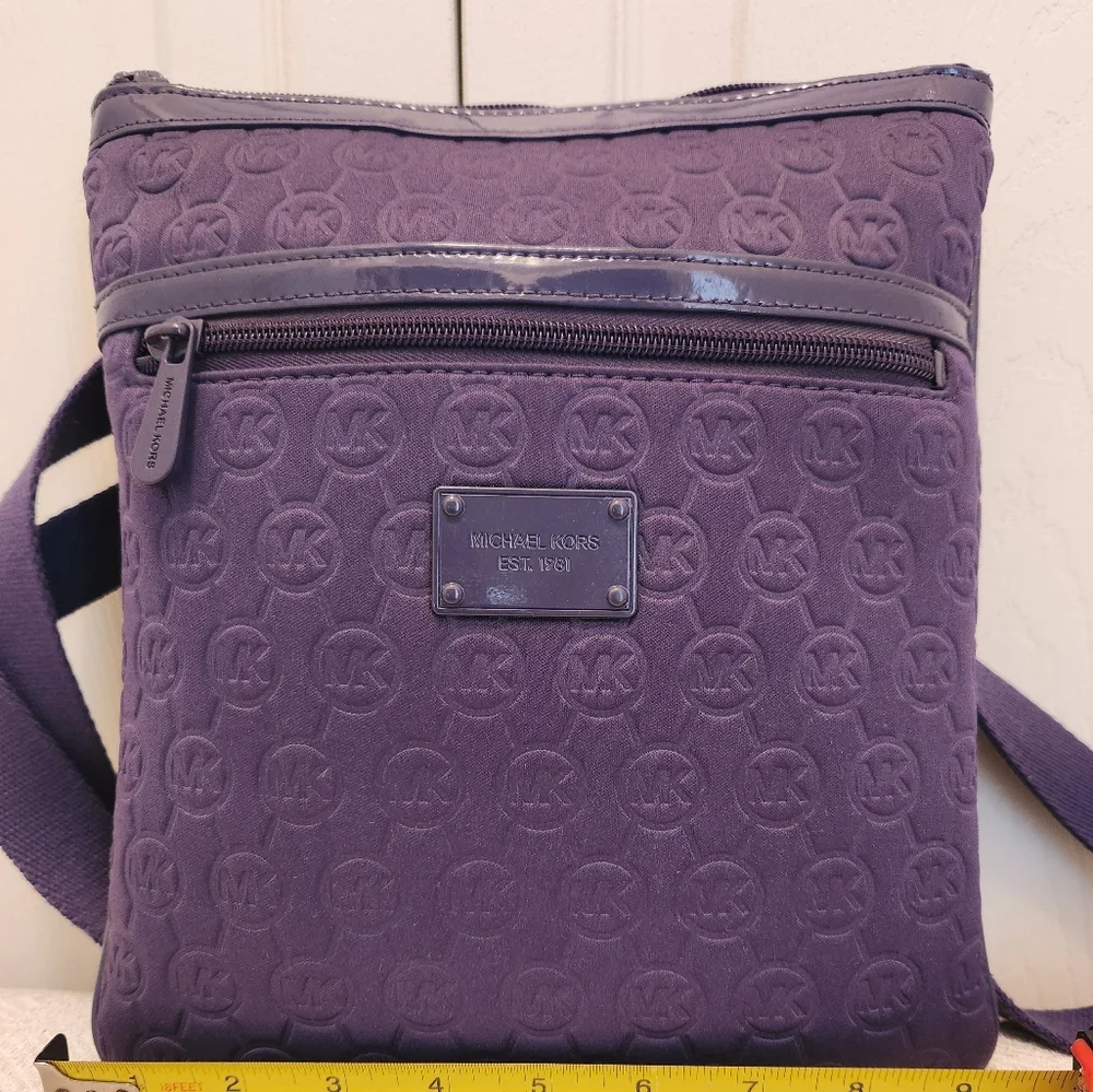 Authentic Michael Kors purple tote